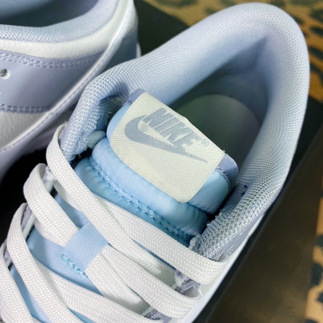 NK Dunk Low Couro Cinza, Branco e Fumaça - Vista 6