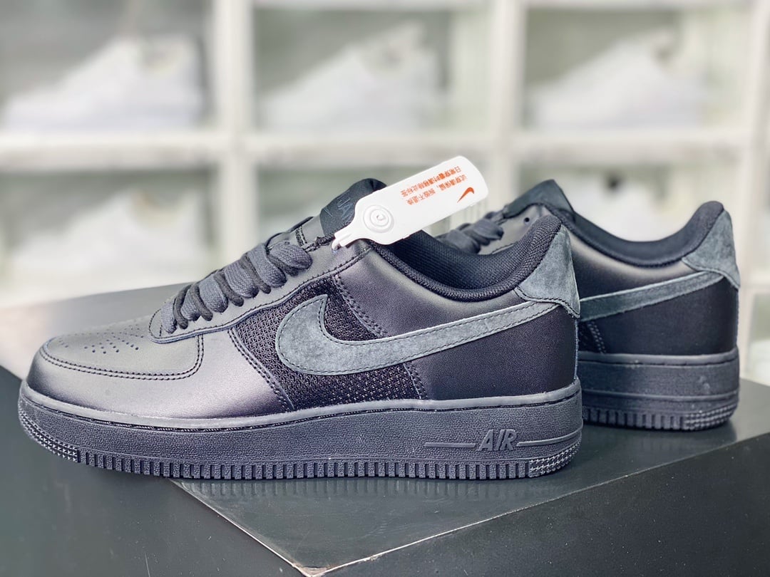 Nike Leather Cinza e Preto - Vista 3