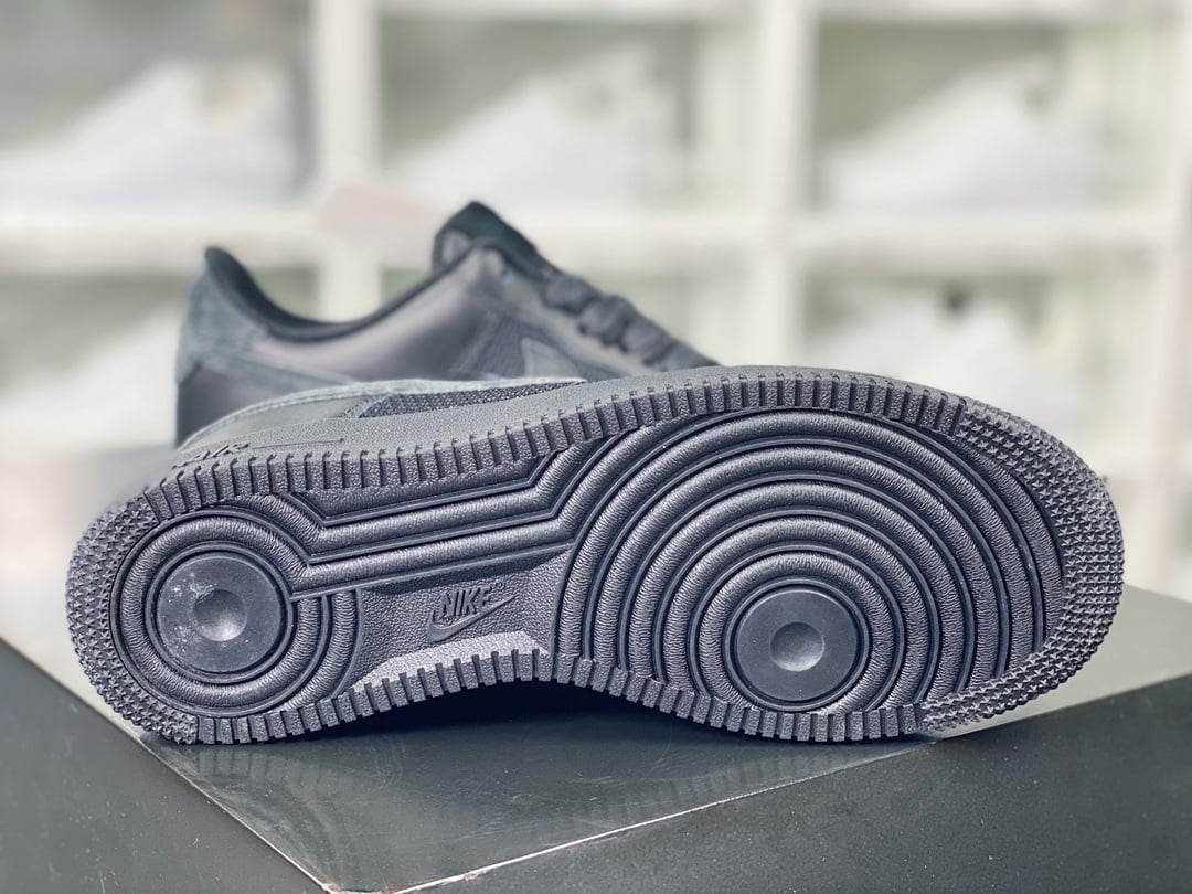 Nike Leather Cinza e Preto - Vista 5