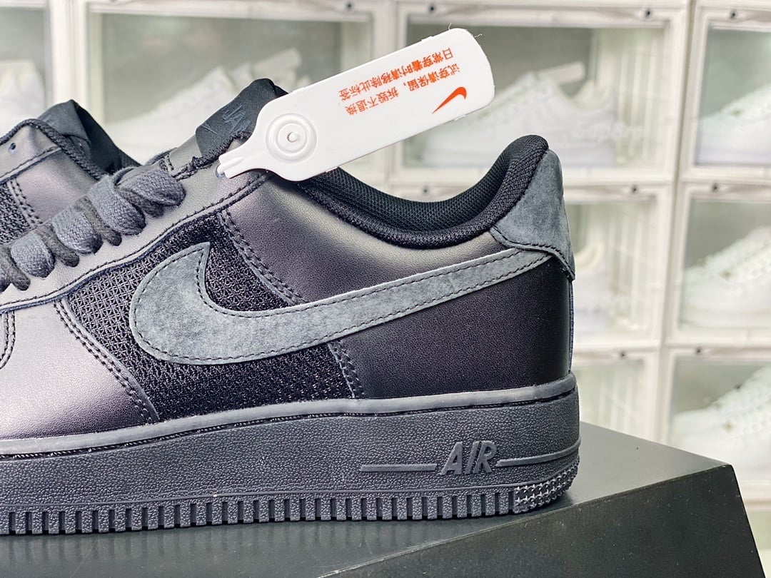 Nike Leather Cinza e Preto - Vista 9