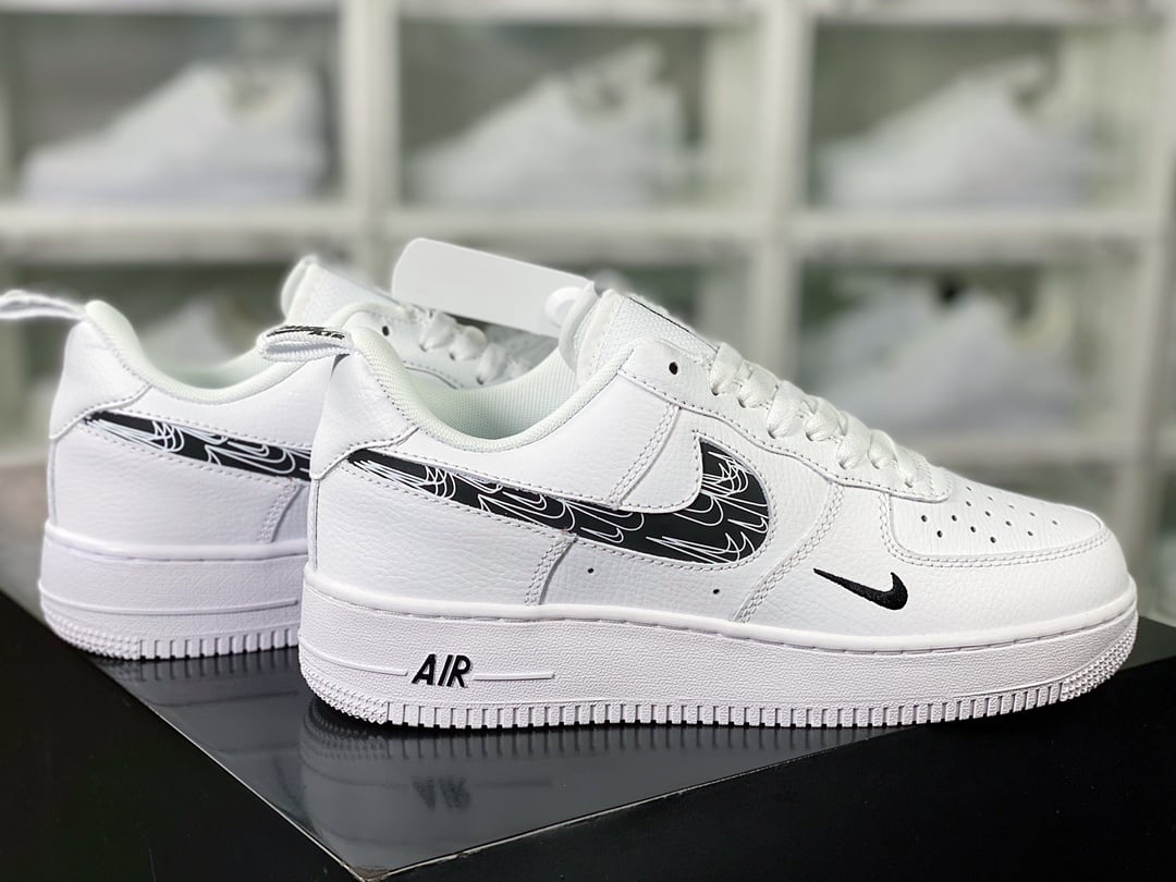 Nike Leather Branco e Preto Multi Hook 3M - Vista 2