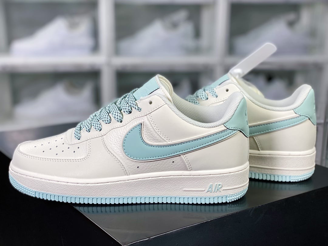 Nike Leather Creme, Cinza e Azul 3M Reflective Hook - Vista 3