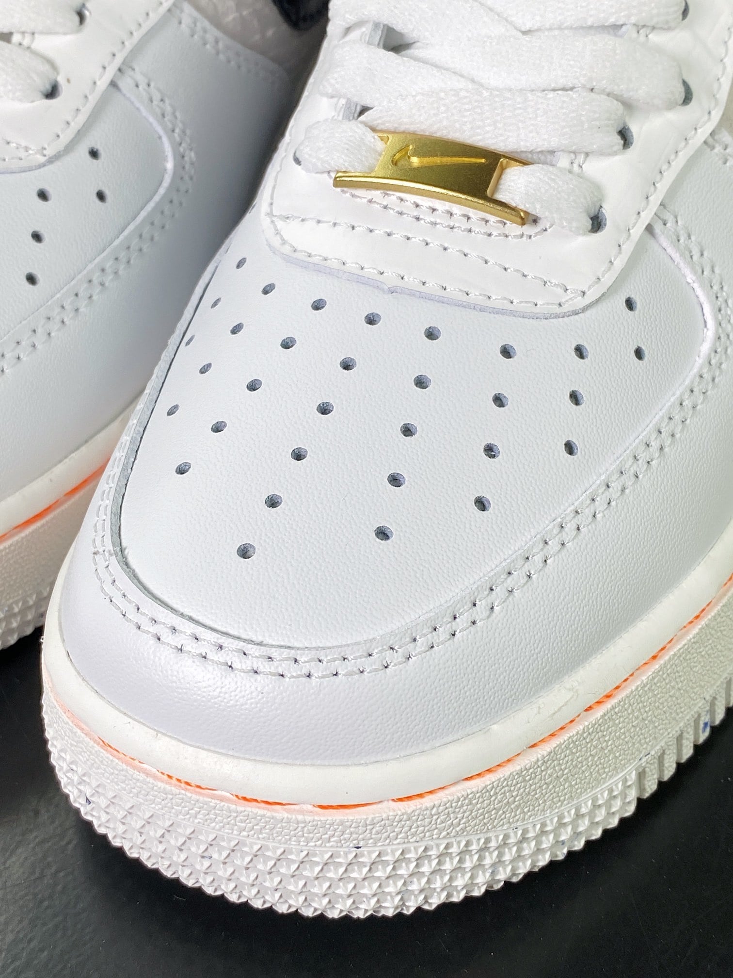Nike Leather Creme Snake Cinza - Vista 6