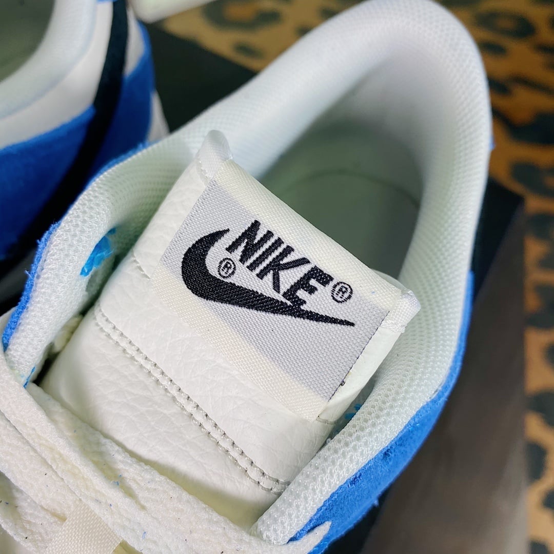 NK Dunk Low Racing Blue e Preto - Vista 6