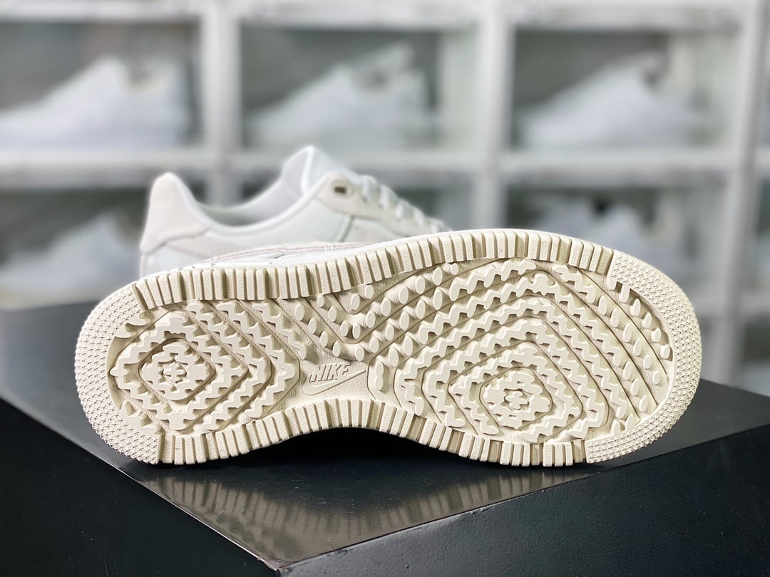 Nike Leather Creme e Branco Leopardo - Vista 5