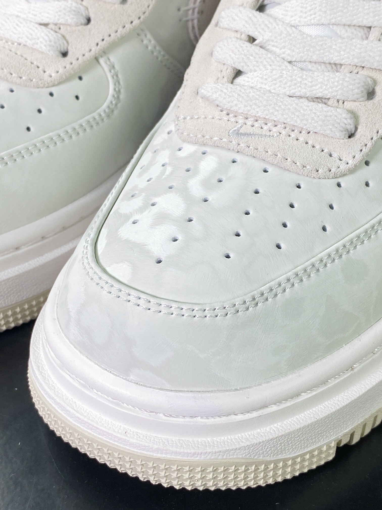 Nike Leather Creme e Branco Leopardo - Vista 6