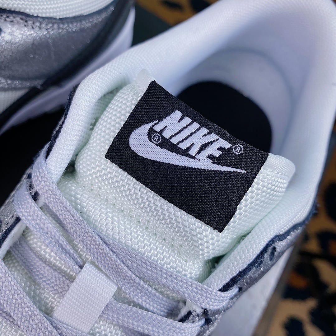 NK Dunk Low Couro Prateado - Vista 6
