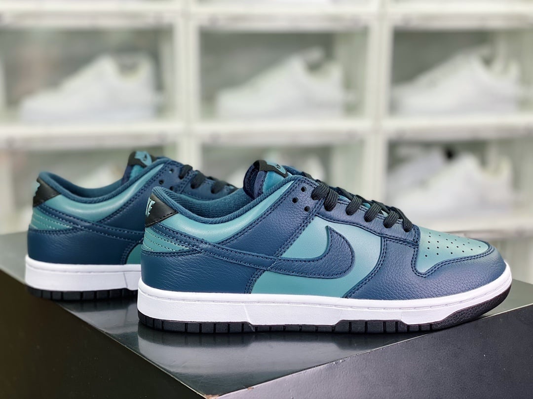 NK Dunk Low Azul Exército Verde Menta - Vista 2