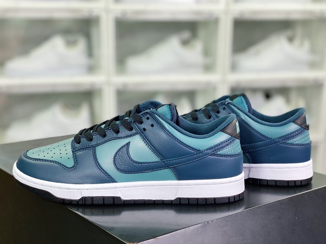 NK Dunk Low Azul Exército Verde Menta - Vista 3