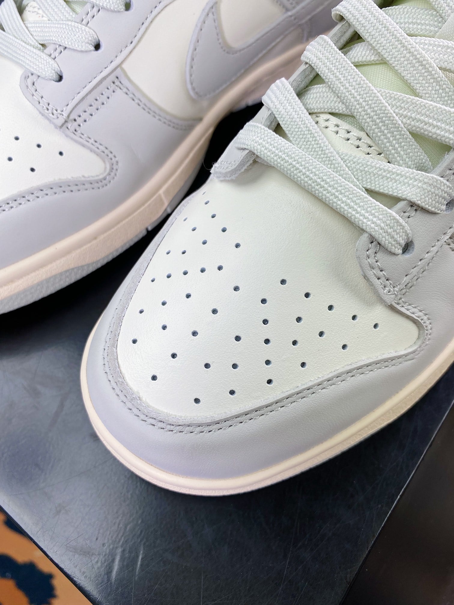 NK Dunk Low Couro Osso - Vista 6