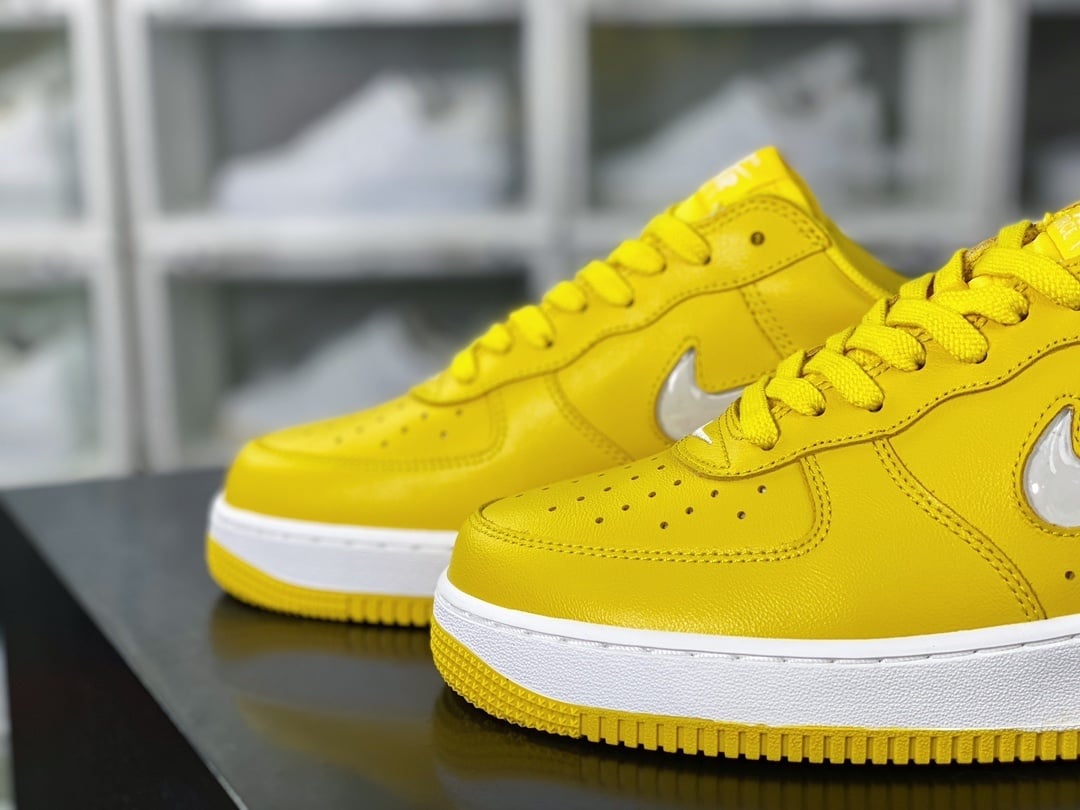 Nike Leather Amarelo com Gem Hook - Vista 8