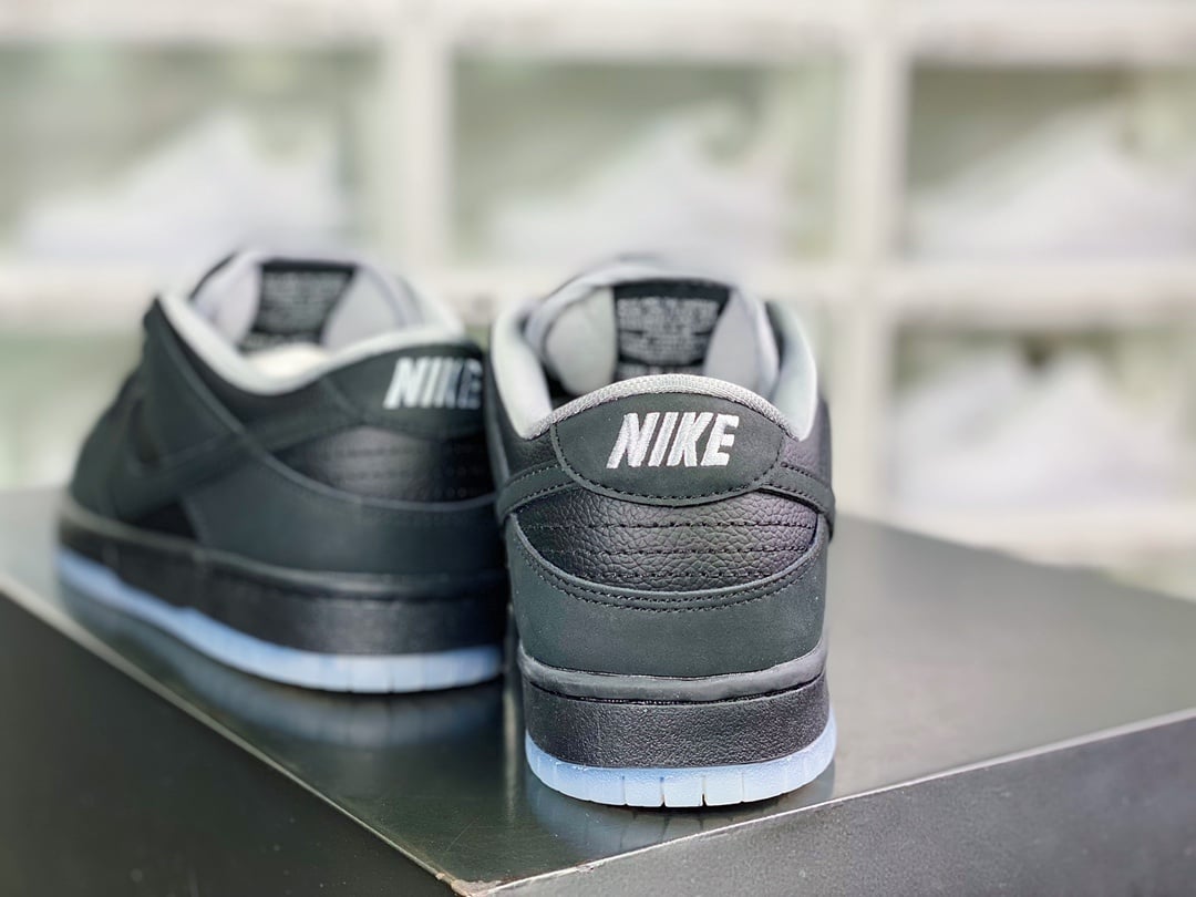 NK Dunk Low Couro Preto Cristal - Vista 4