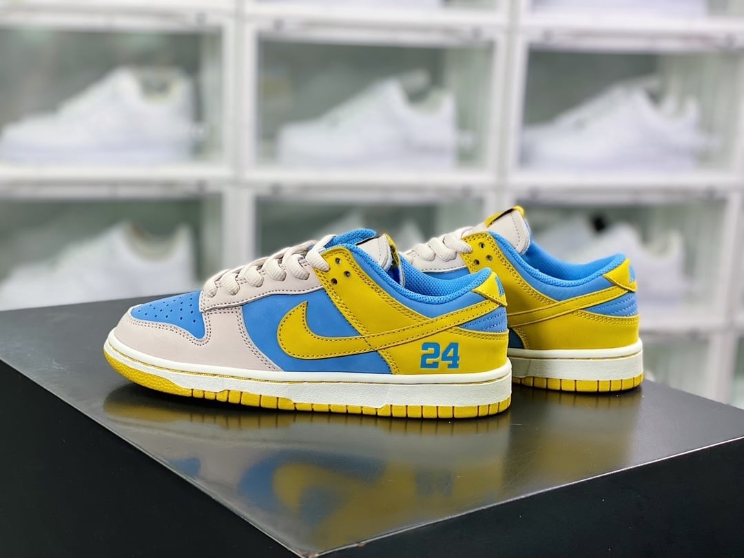 NK Dunk Low Kobe Branco e Amarelo 24 - Vista 2