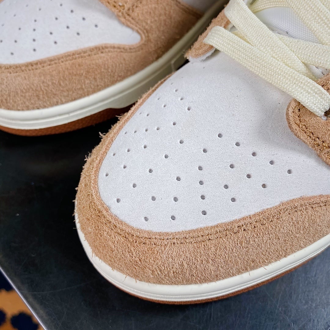 NK Dunk Low Creme e Castanho Milk Tea - Vista 5
