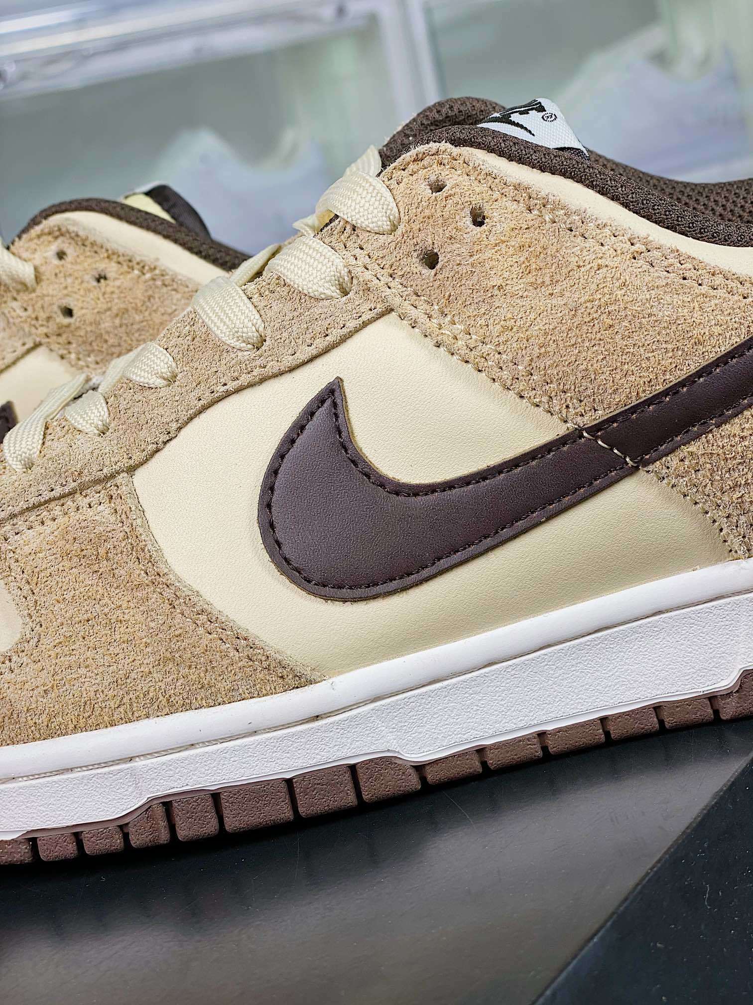 NK Dunk Low Creme e Castanho Leopardo - Vista 7