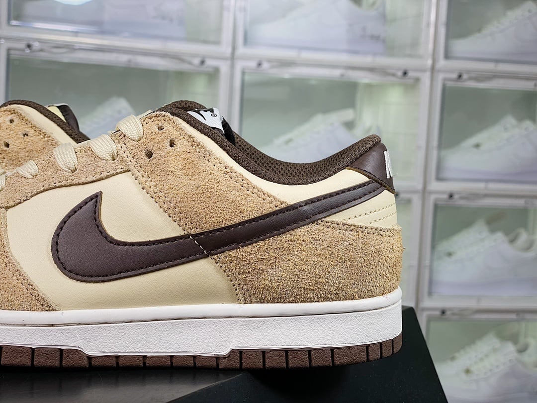 NK Dunk Low Creme e Castanho Leopardo - Vista 9