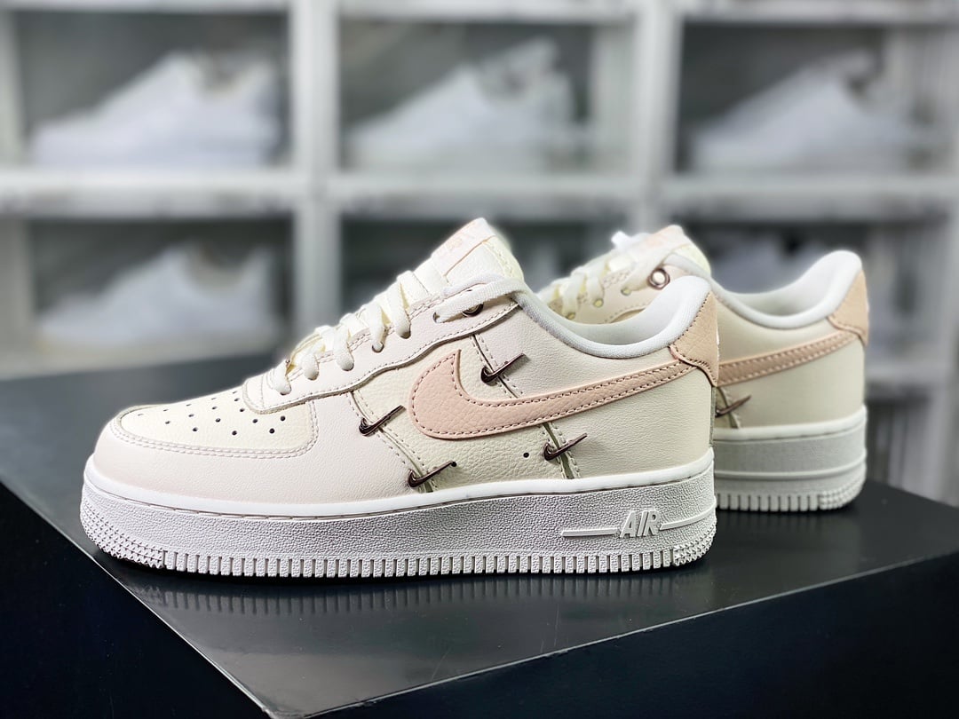 Nike Leather Creme, Rosa e Ouro com Quatro Hooks - Vista 2