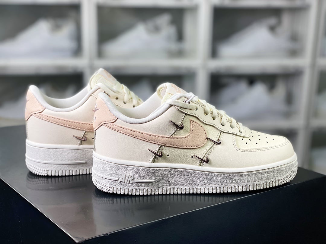 Nike Leather Creme, Rosa e Ouro com Quatro Hooks - Vista 3