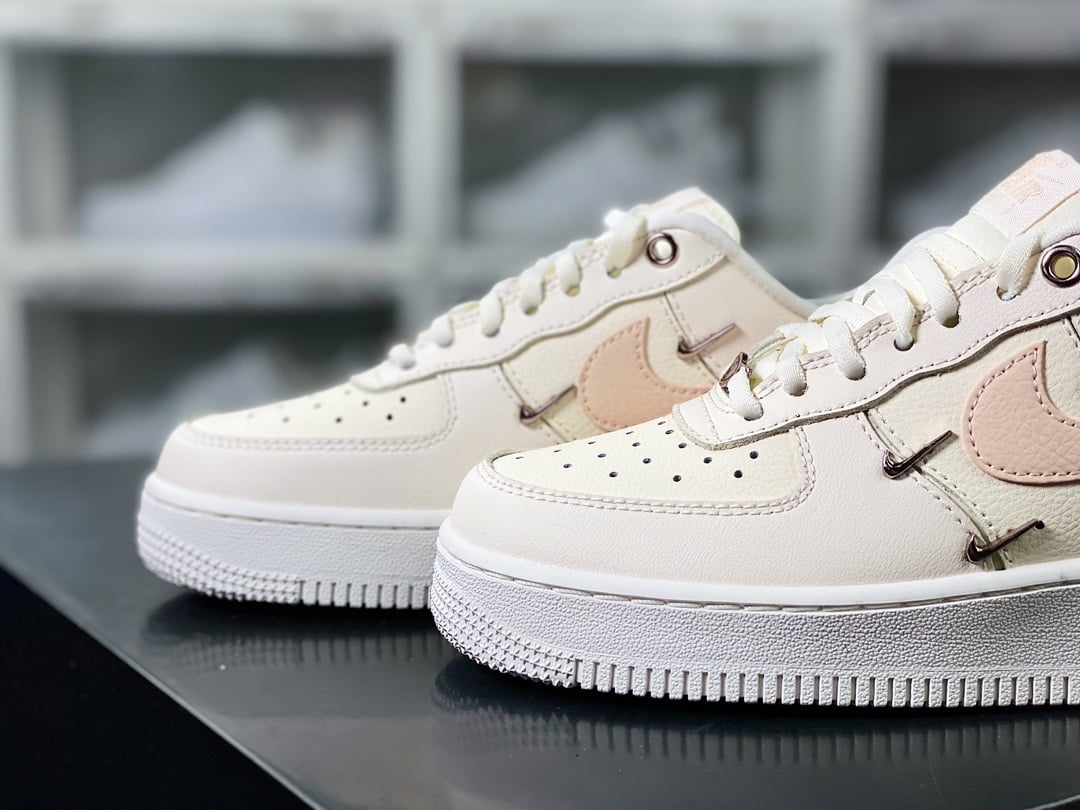 Nike Leather Creme, Rosa e Ouro com Quatro Hooks - Vista 8
