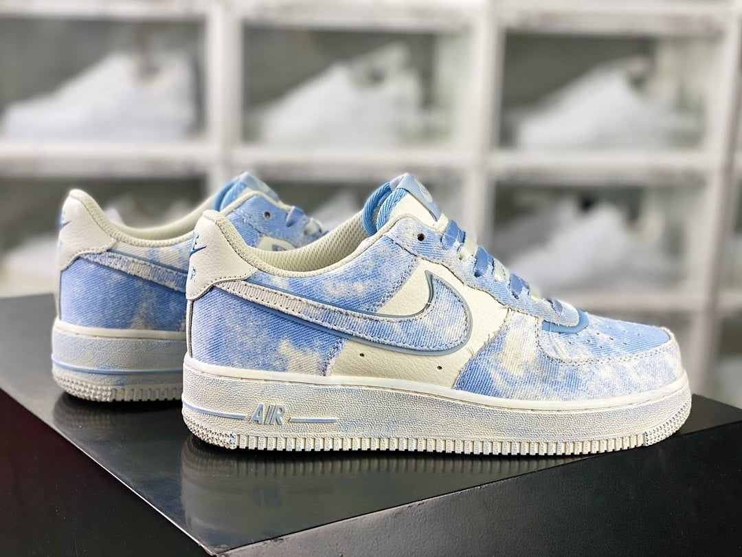 Nike Denim Creme e Azul Claro - Vista 3