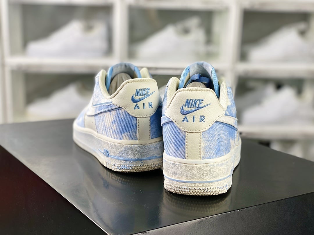 Nike Denim Creme e Azul Claro - Vista 4