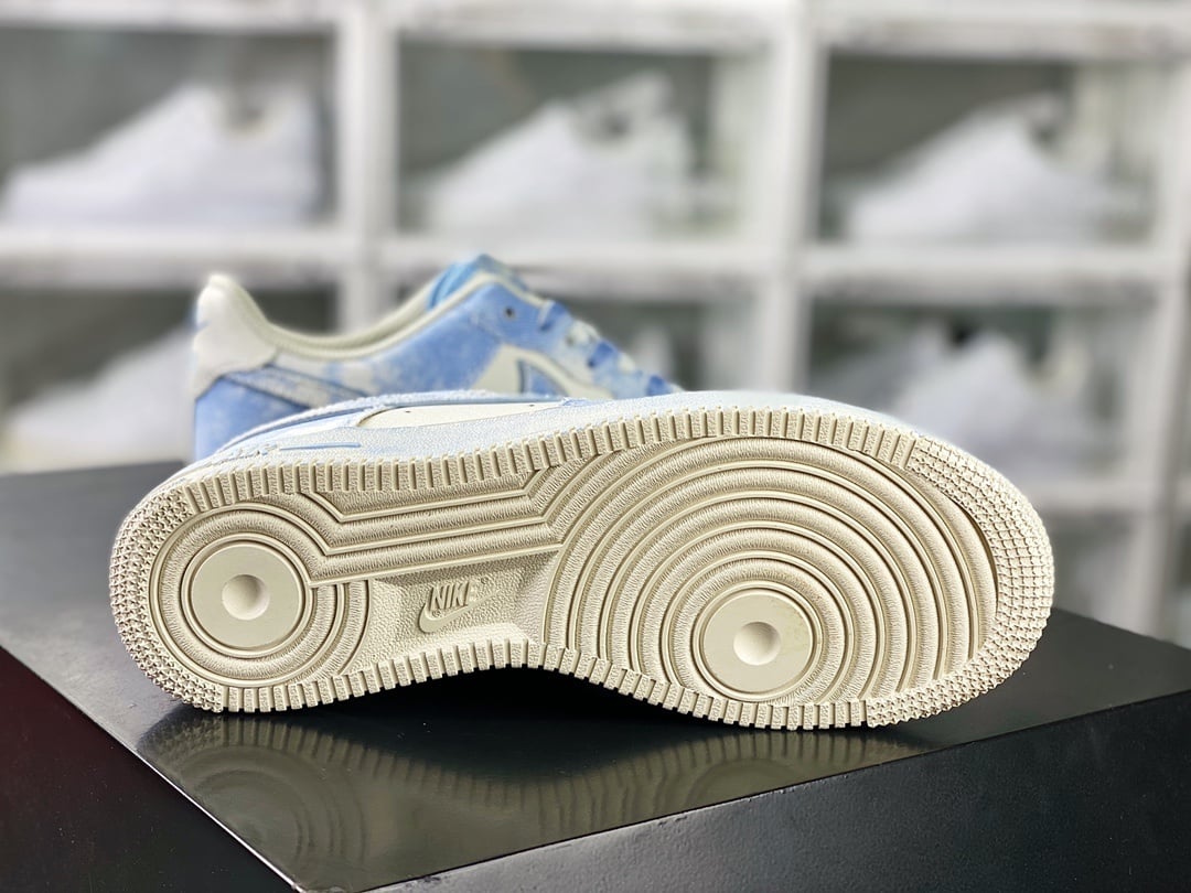 Nike Denim Creme e Azul Claro - Vista 5