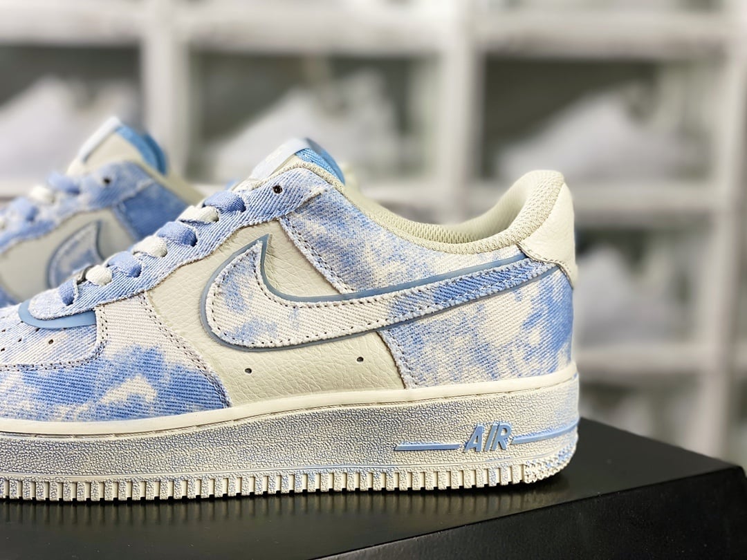Nike Denim Creme e Azul Claro - Vista 9