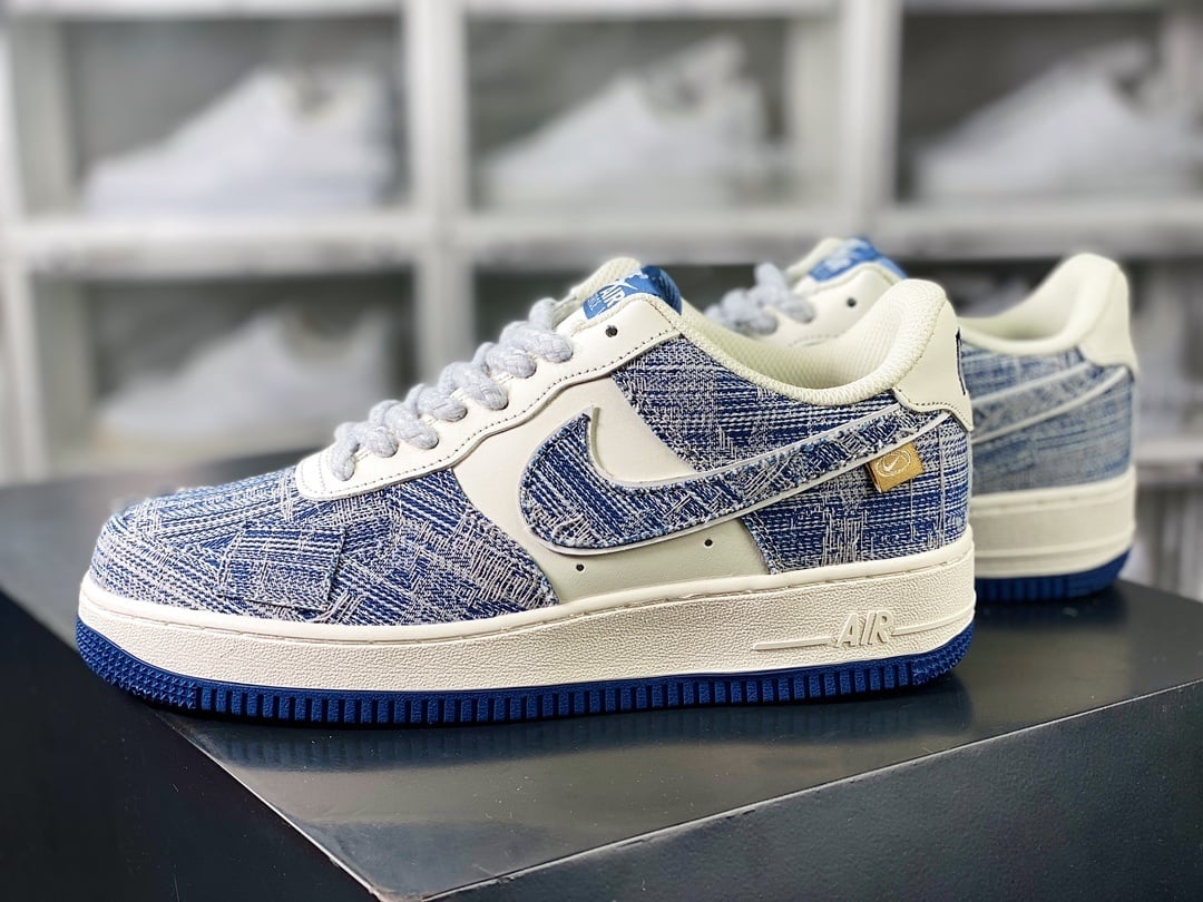 Nike Denim Creme com Patch - Vista 2