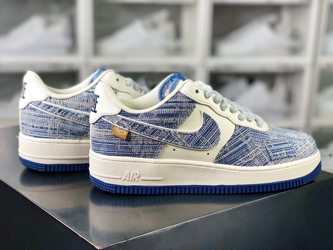 Nike Denim Creme com Patch - Vista 3