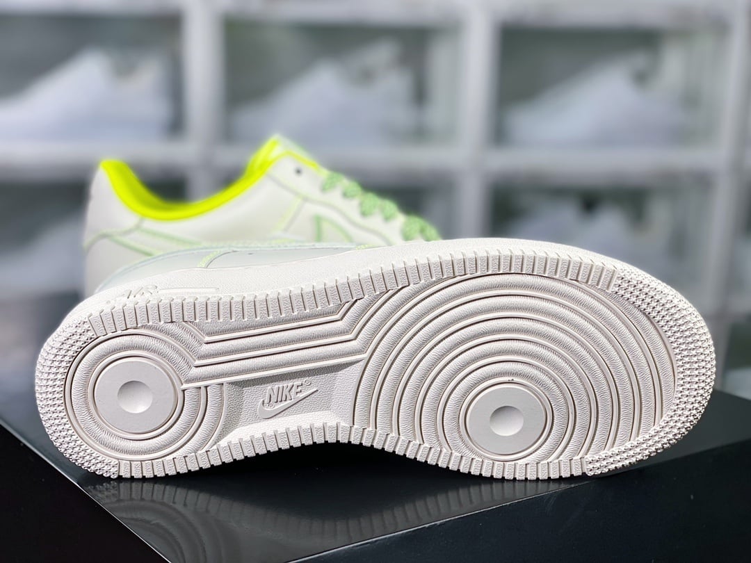 Nike Creme Verde Fluorescente 3M Reflective - Vista 5