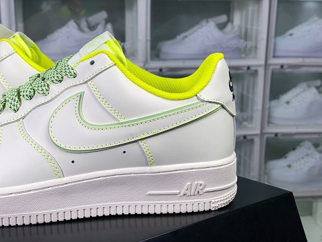 Nike Creme Verde Fluorescente 3M Reflective - Vista 9