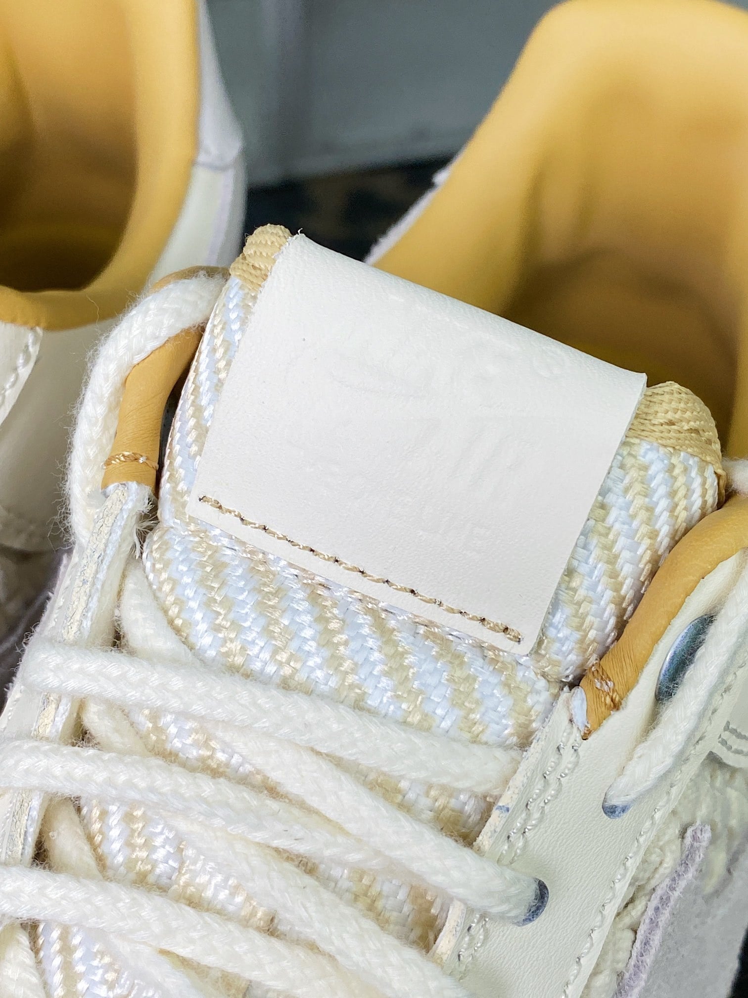 Nike Trançado Bamboo Bege e Marrom - Vista 7