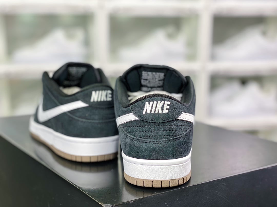 NK Dunk Low Camurça Preto Branco Hiroshima - Vista 4