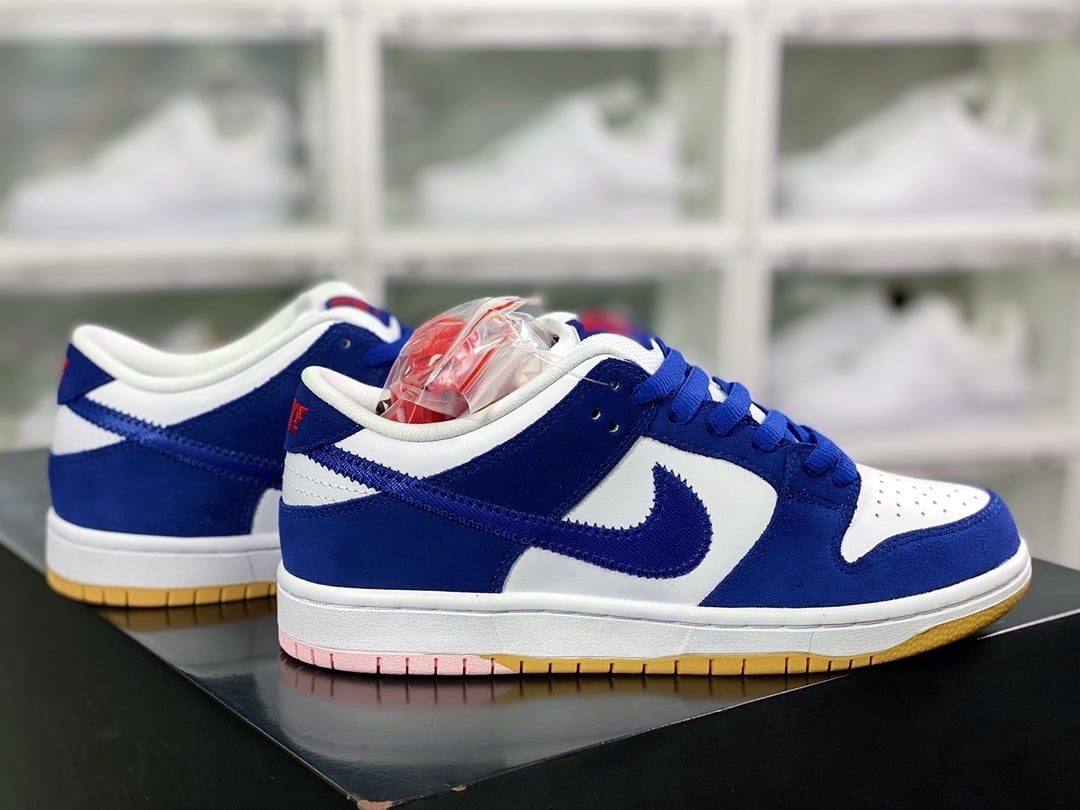 NK Dunk Low Azul Branco LA Dodgers - Vista 2