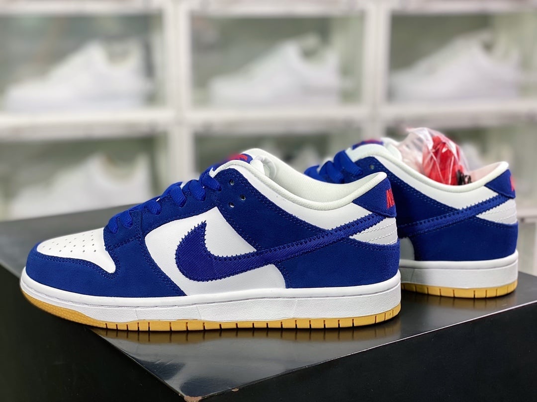 NK Dunk Low Azul Branco LA Dodgers - Vista 3