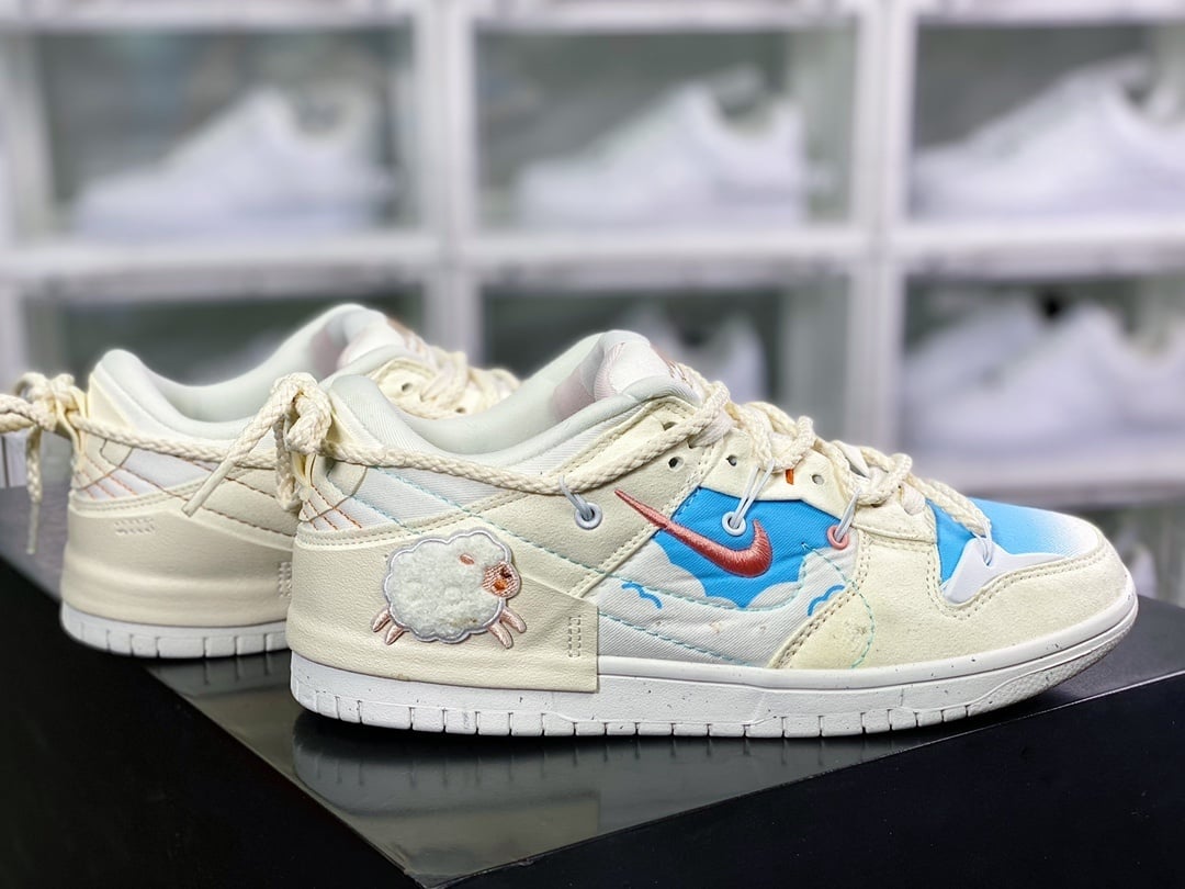 NK Dunk Low Azul Claro Nuvem - Vista 2