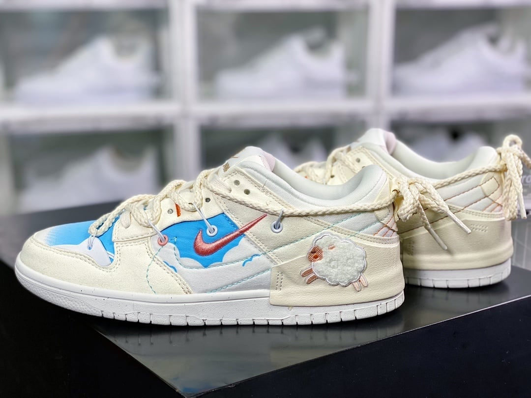 NK Dunk Low Azul Claro Nuvem - Vista 3
