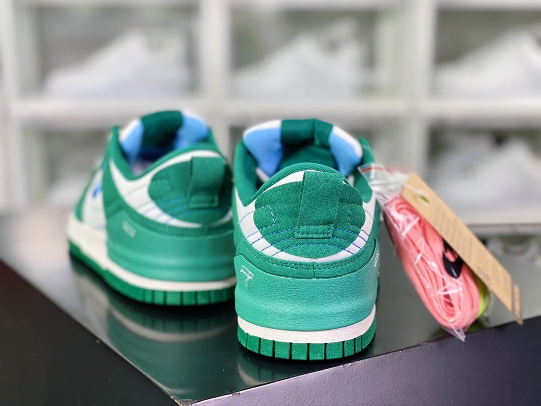 NK Dunk Low Deconstruído Verde Pavão, - Vista 4