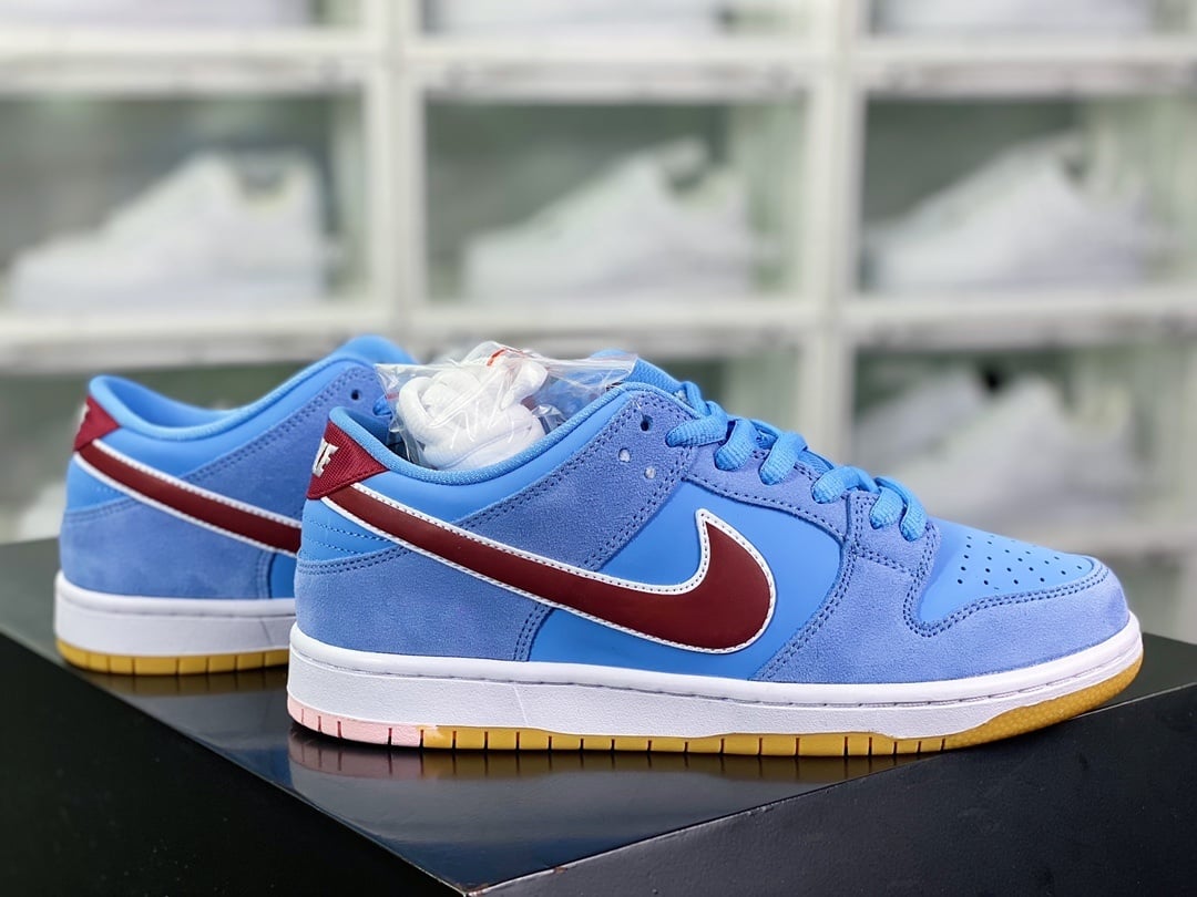 NK Dunk Low Philadelphia Azul Bubblegum - Vista 2