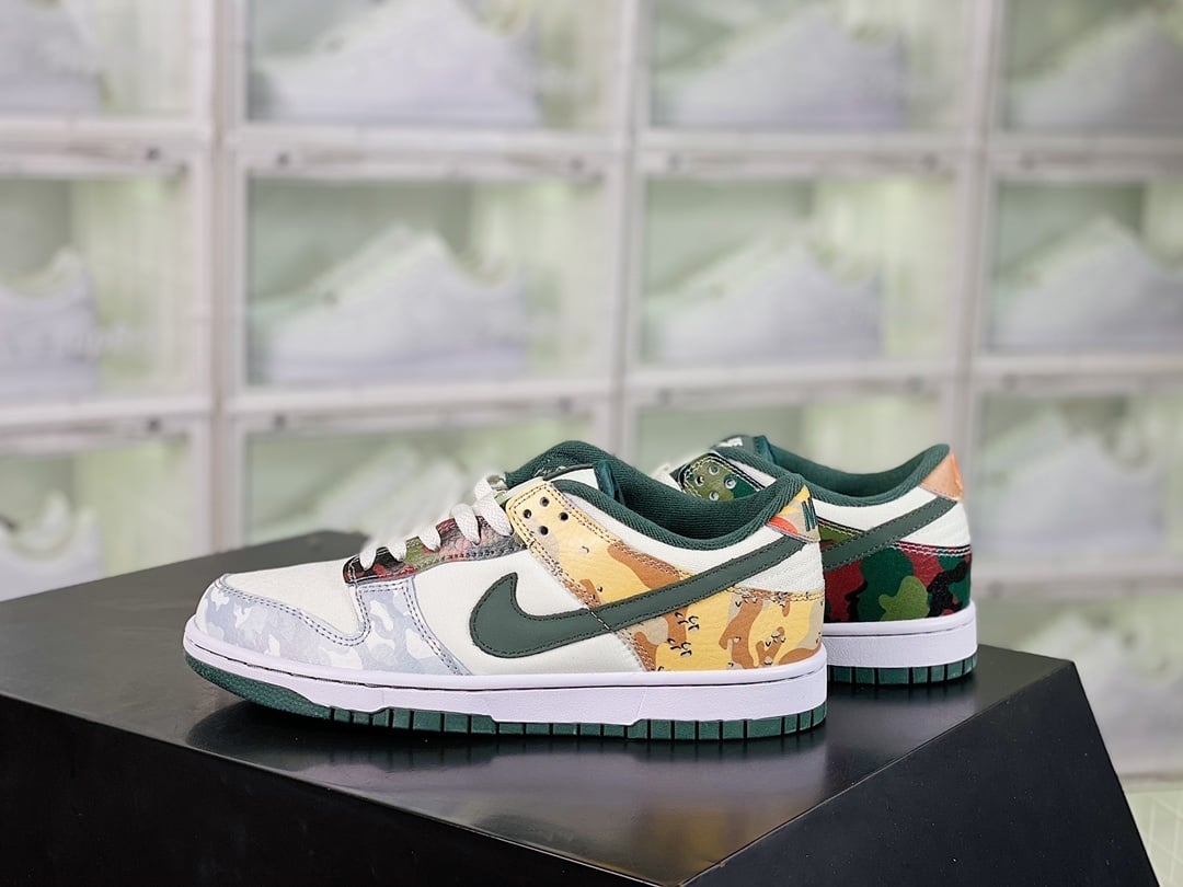 NK Dunk Low Camuflagem Assimétrica - Vista 2