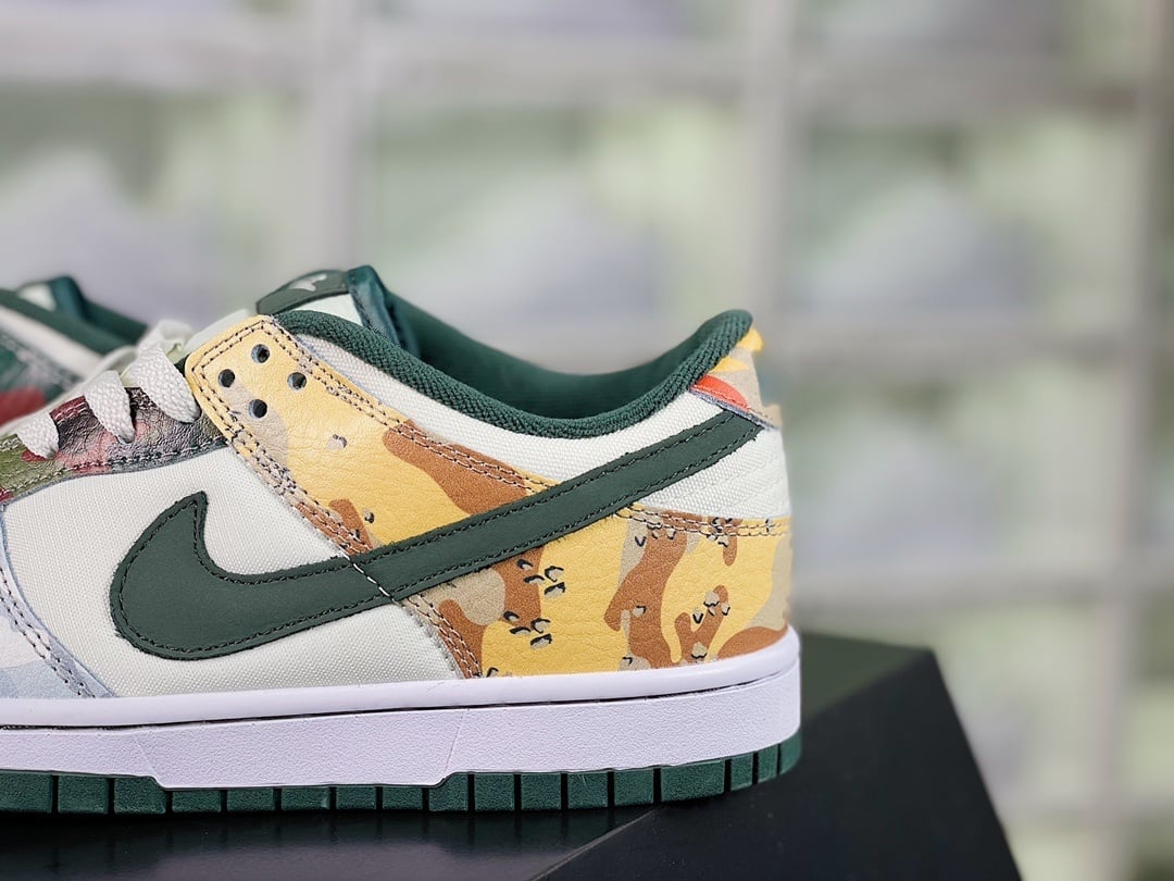 NK Dunk Low Camuflagem Assimétrica - Vista 9