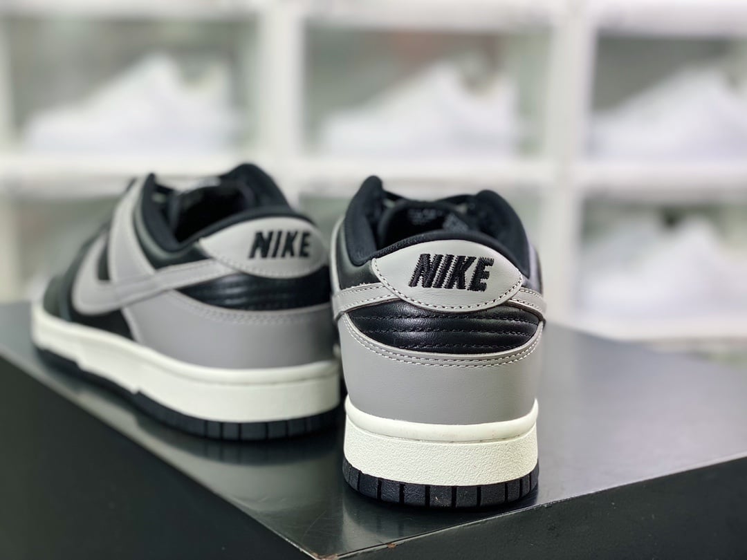 NK Dunk Low Cool Gray e Shadow Preto Cinza - Vista 3