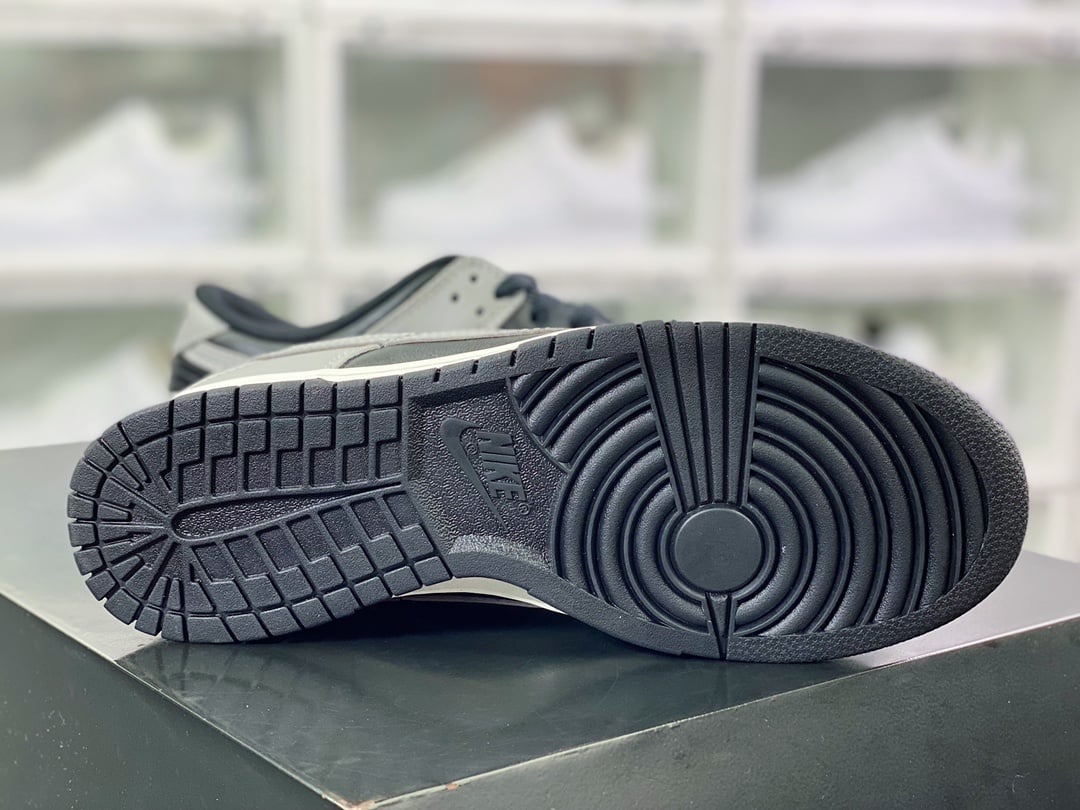 NK Dunk Low Cool Gray e Shadow Preto Cinza - Vista 4