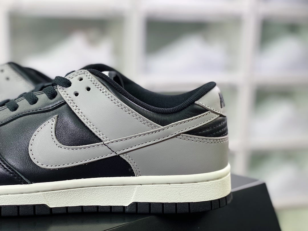 NK Dunk Low Cool Gray e Shadow Preto Cinza - Vista 9