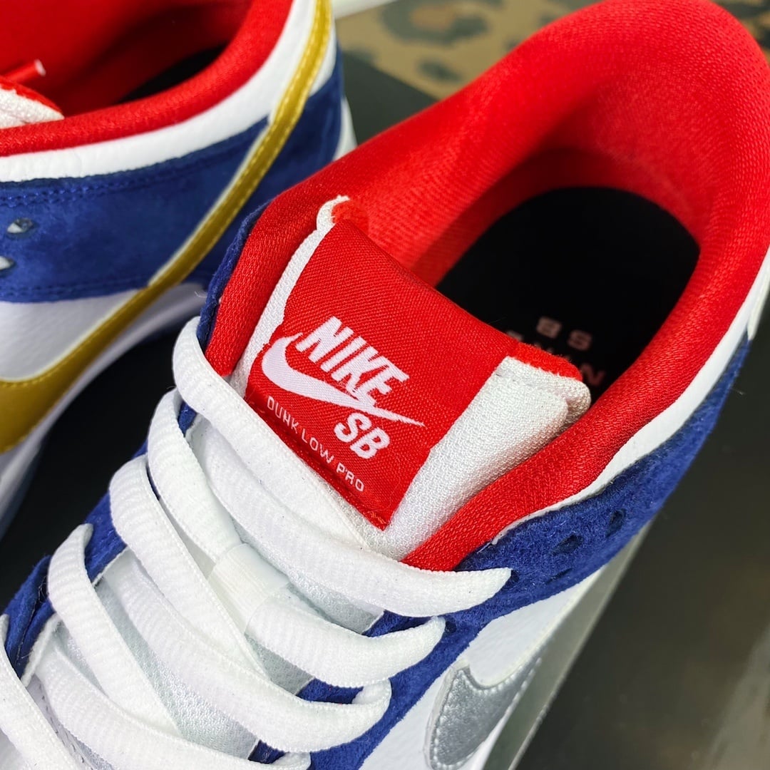 NK Dunk Low BMW 2006 Ouro e Prata - Vista 6