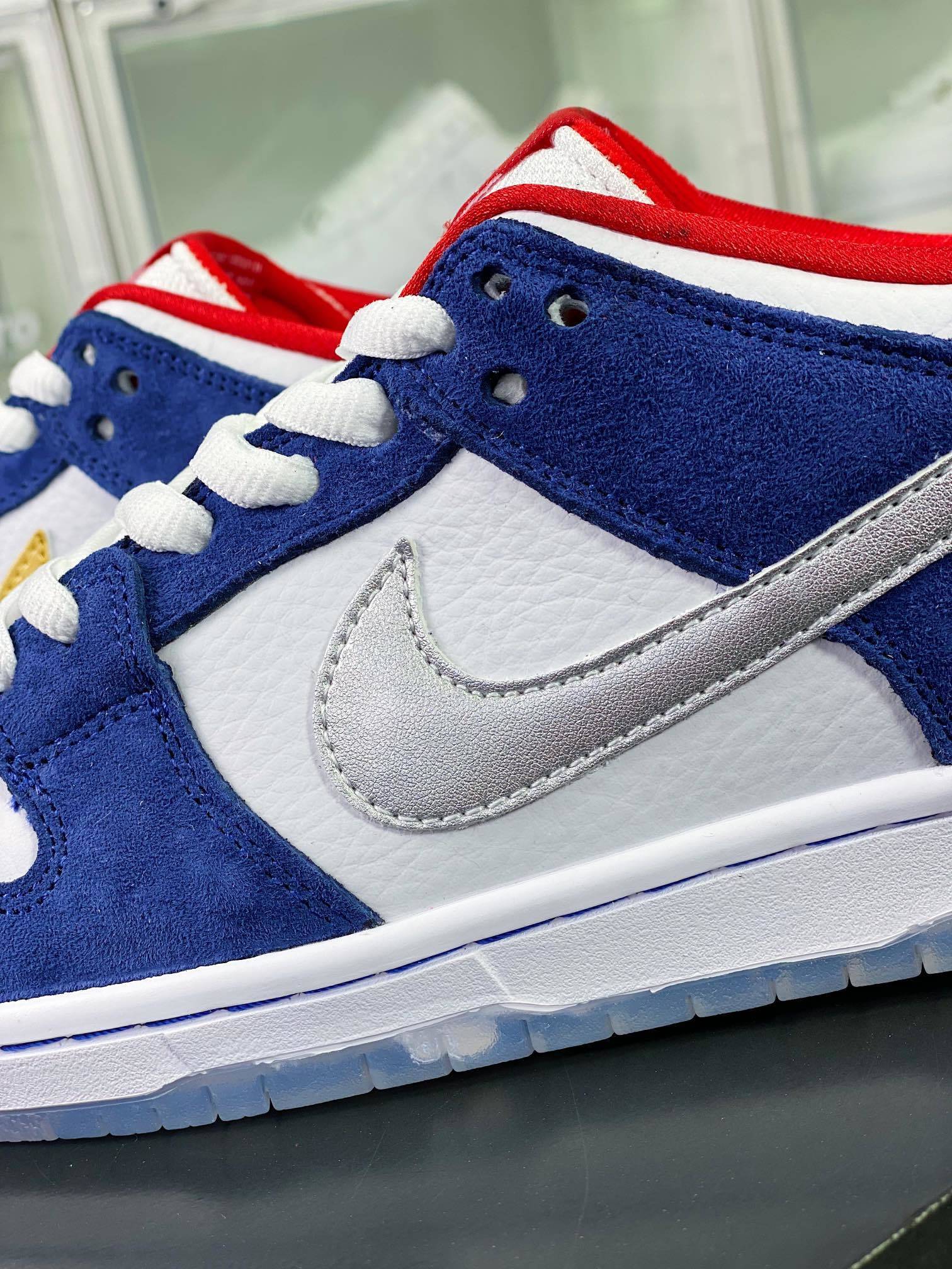 NK Dunk Low BMW 2006 Ouro e Prata - Vista 7