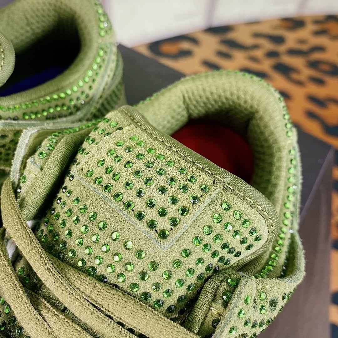NK Dunk Low Flash Diamante Verde Militar - Vista 6