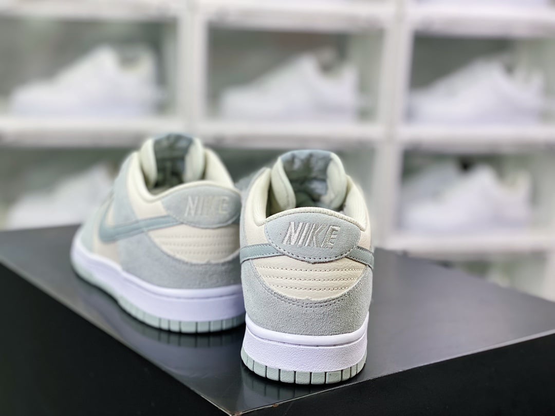 NK Dunk Low Azul-Verde e Creme - Vista 3