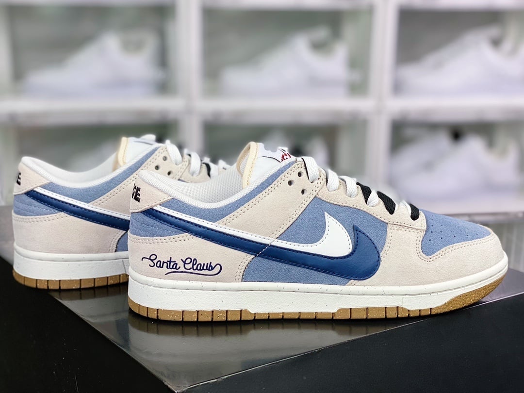 NK Dunk Low Camurça Preto Claro Duplo Gancho - Vista 2
