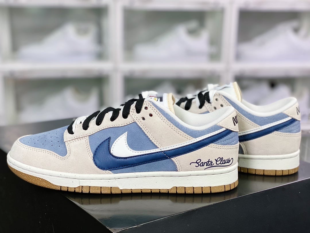 NK Dunk Low Camurça Preto Claro Duplo Gancho - Vista 3